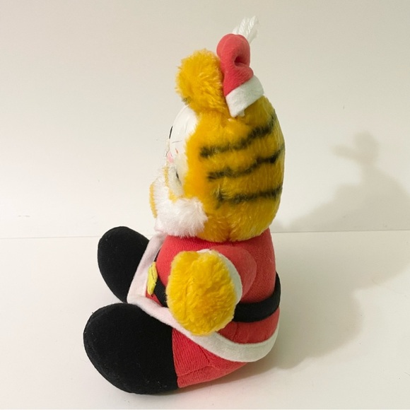 Vintage Garfield Santa Claus Christmas Stuffed Plush Toy - Picture 4 of 13
